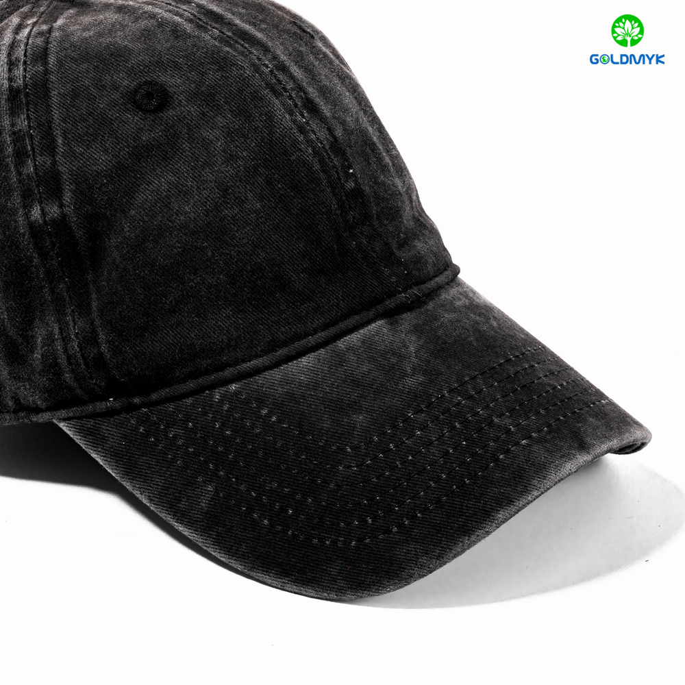 6 Panel Vintage Washed Cap Distressed Baseball Cap Unisex Adjustable Dad Hat