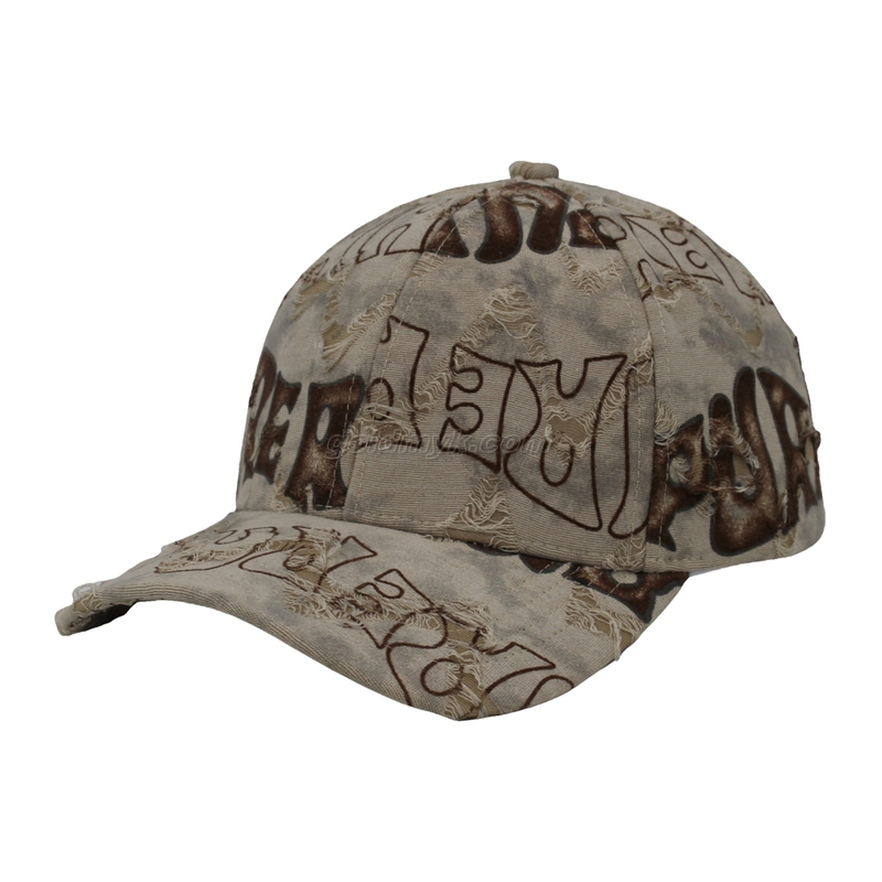 100% Cotton Baseball Cap Rope of Women And Men Custom Embroidery Silk Printed 6 Panel Cap Metal Buckle Closure