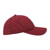 100% Cotton Baseball Cap Rope of Women And Men Custom Embroidery Silk Printed 6 Panel Cap Metal Buckle Closure