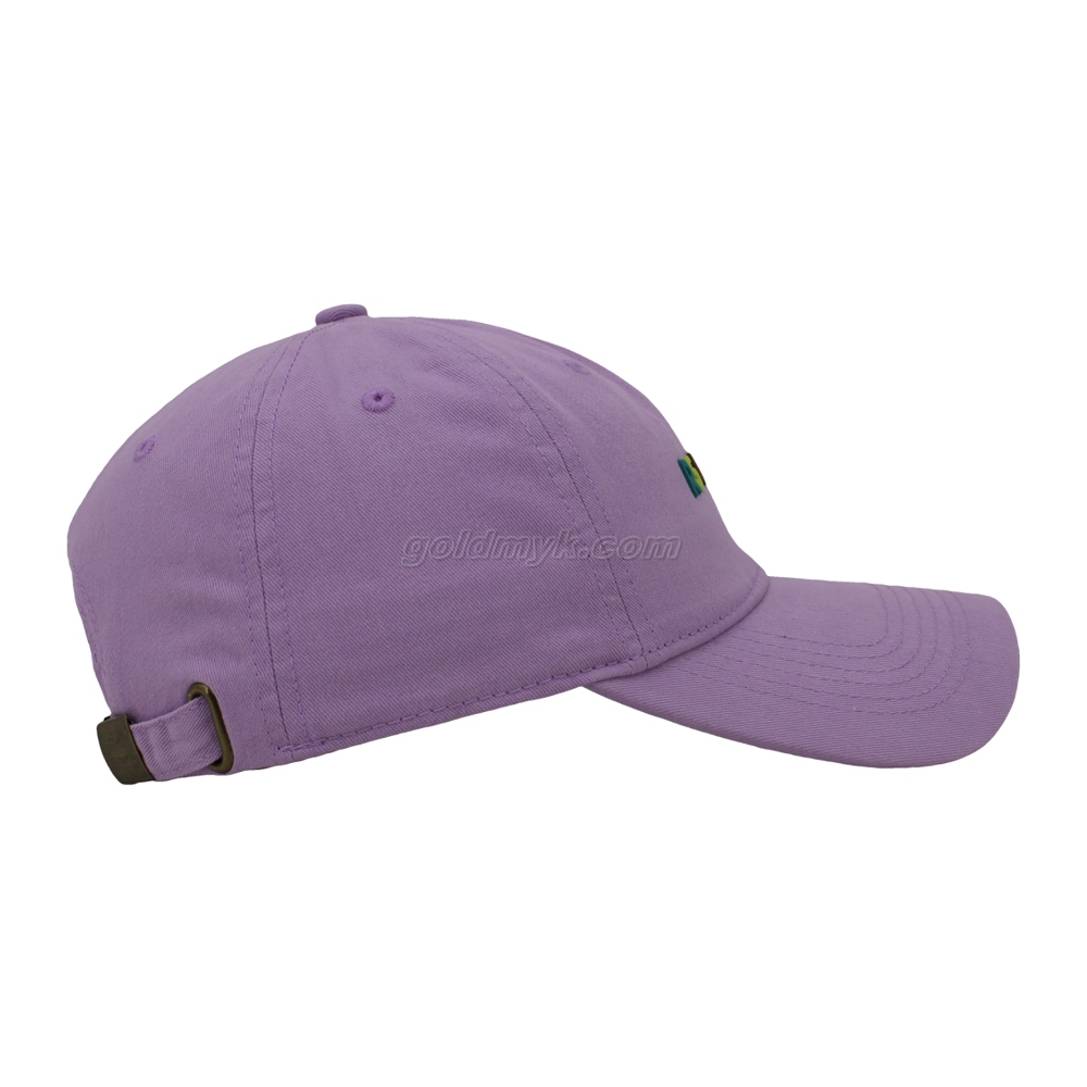 Hot Sale 100% Soft Cotton Twill Fabric Unstructured Baseball Cap And Hat with 3D Silicone Print