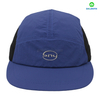 Flat Embroidery Simple Style Street Style Custom Fabric Cap 5-Panel Trucker Mesh Caps