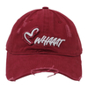 Vintage Stylish Flat Embroidery Washed Baseball Cap Dad Hat 6-panel Sports Caps For Man And Woven Can Custom Logo