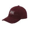 Vintage Stylish Flat Embroidery Washed Baseball Cap Dad Hat 6-panel Sports Caps For Man And Woven Can Custom Logo