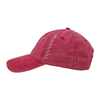 100% Cotton Baseball Cap Rope of Women And Men Custom Embroidery Silk Printed 6 Panel Cap Metal Buckle Closure