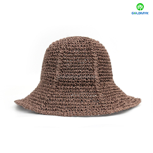 Women Straw Hat Wide Brim Beach Sun Cap Natural Breathable Lightweight Straw Hat