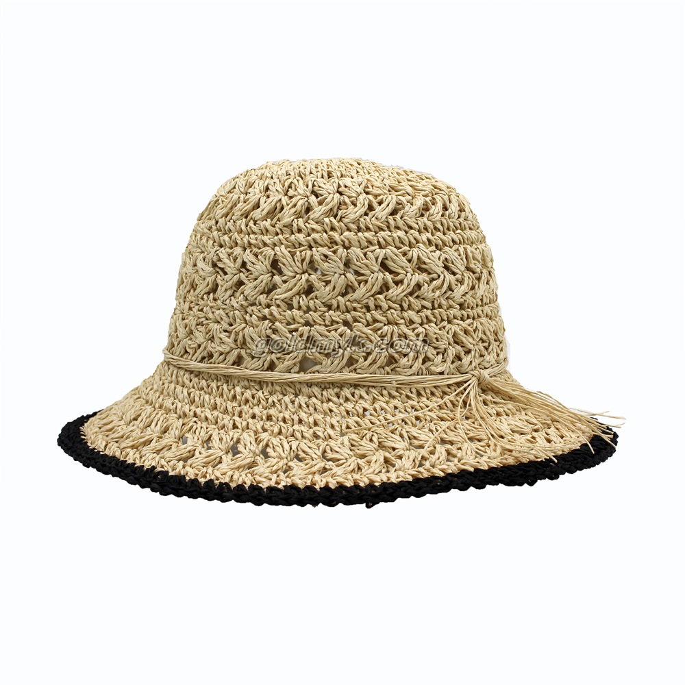 Hot Seller UV Protection Straw Hat Beach Straw Custom Straw Hat Beach Hats Outdoor Summer Straw Sun Hat for Man And Women