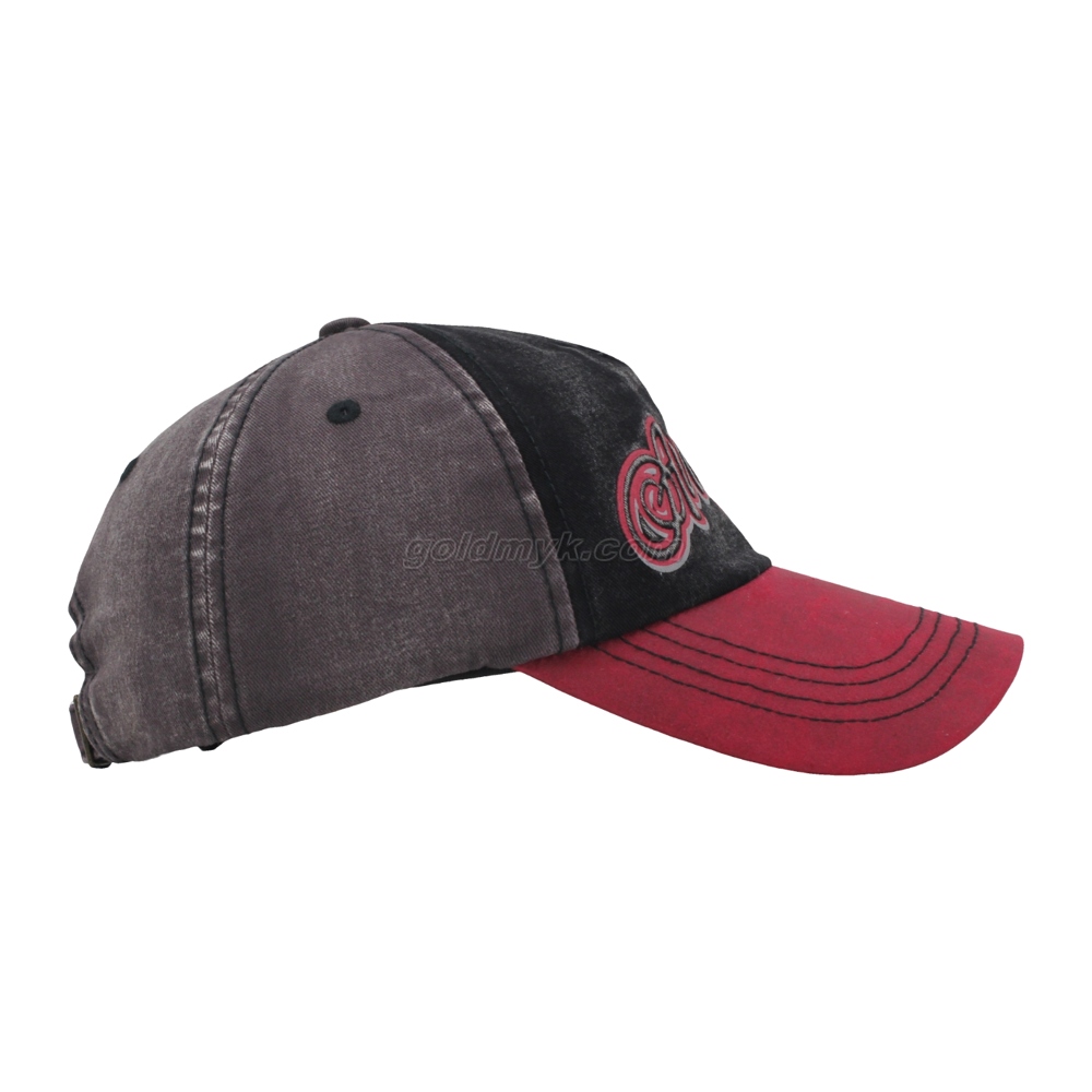 Customized Best Sale Unstructured Washed Cotton Fabric Baseball Cap And Hat with Embroidery Logo