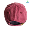 Custom Made 100% Cotton Pigment Washed 6 Panel Embroidery Baseball Hat