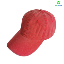 Promotional 100% Cotton Pigment Washed Blank Custom Baseball Cap Hats 