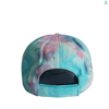 New Design Sport Hat Custom 6 Panel Tie Dye Cotton Baseball Cap 