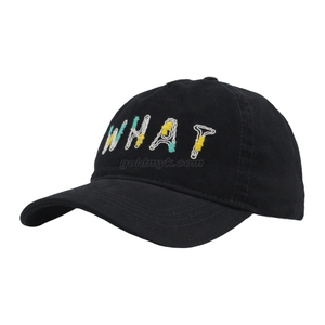 Custom Custom Logo Rope Emboridery Baseball Cap Hat embroidered hat embroidered baseball sport cap Metal Closure 