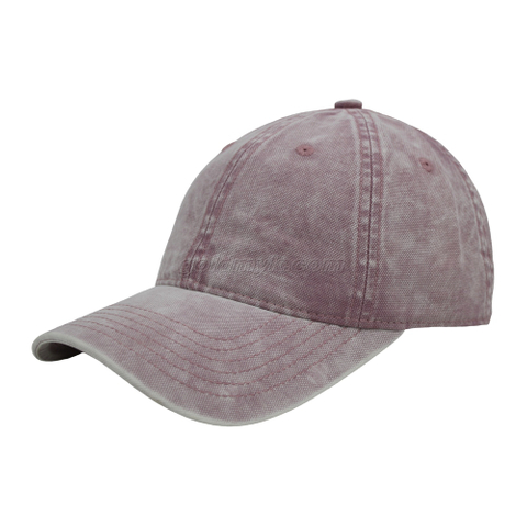 Vintage Stylish Flat Embroidery Washed Baseball Cap Dad Hat 6-panel Sports Caps For Man And Woven Can Custom Logo