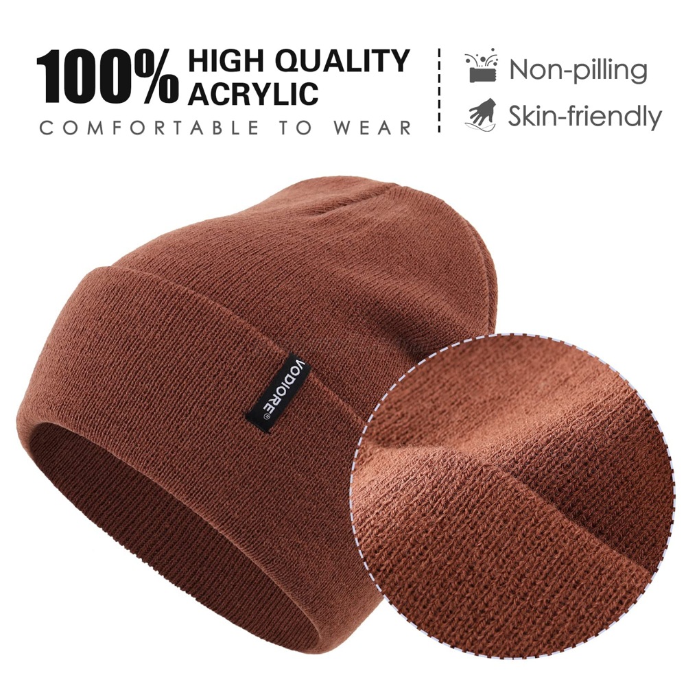 Premium Custom Made Mens Skull Cap Beanie for Men Or Women Winter Knit Hat Warm Hat Can Costom Logo Embroidery Hat Manufacturer