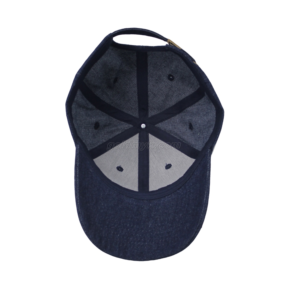 New Cap Product 100% Cotton Denim Fabric Baseball Cap And Hat with Custom TPU Print Logo 