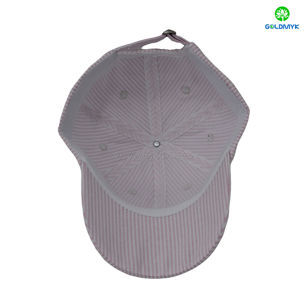 100% Cotton Twill Pink Baseball Cap Hat Customizable OEM Sporty Street Style Terry Fabric Dot Pattern Direct From China Factory