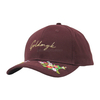 100% Cotton Baseball Cap Rope of Women And Men Custom Embroidery Silk Printed 6 Panel Cap Metal Buckle Closure
