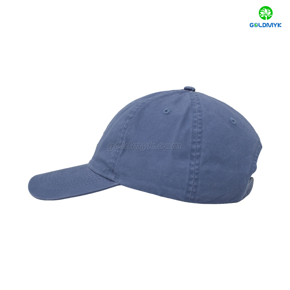 Custom Logo 100% Cotton Twill Fabric Sporty Style Baseball Cap Hat Business Appropriate 6 Panel Light Blue for Men And Women
