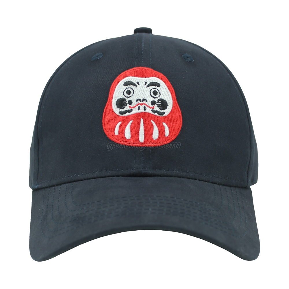 Hot Sale in Japan Brushed Cotton Twill Fabric Elastic Sweatband Full Back Sports Cap And Hat with Custom Logo Design