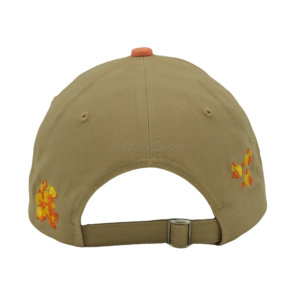 Fashion And Goog Quality Brushed Cotton Twill Fabric Custom Baseball Cap And Hat with 3D Embroidery
