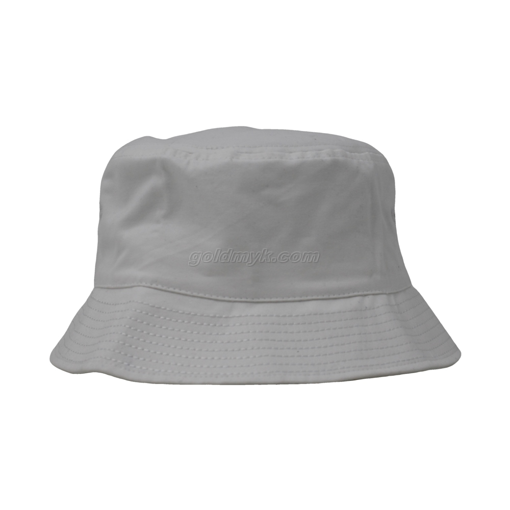 New And Beautiful Brushed Cotton Bucket Hat WithTPU Print And Flat Embroidery