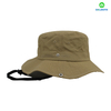 Adjustable Roll-Up Brim Metal-Button Design & Lightweight Comfort for Travel & Outdoor Bucket Hat
