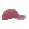 100% Washed Cotton Baseball Cap Rope of Women And Men Custom Embroidery Silk Printed 6 Panel Cap Metal Buckle Closure