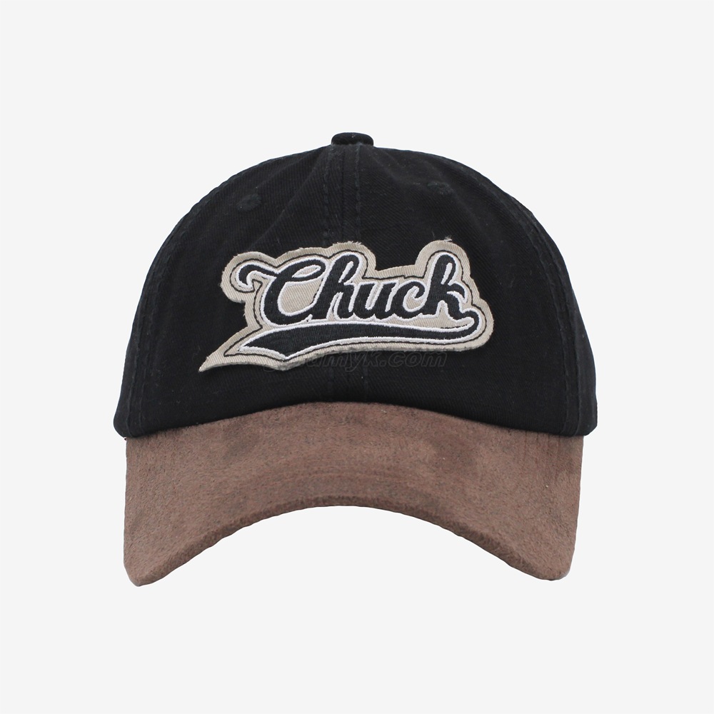 Wholesale Good Quality Promotional Suede Embroidery Laser Cut Cotton Patch Baseball Cap Hat Supplier for Women And Men