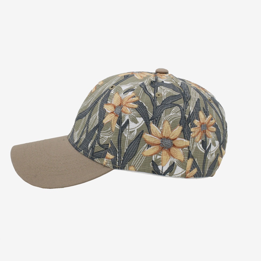 China BSCI Factory Good Quality Promotional Print 100% Polyester Fabric Baseball Cap Hat Supplier for Women And Men
