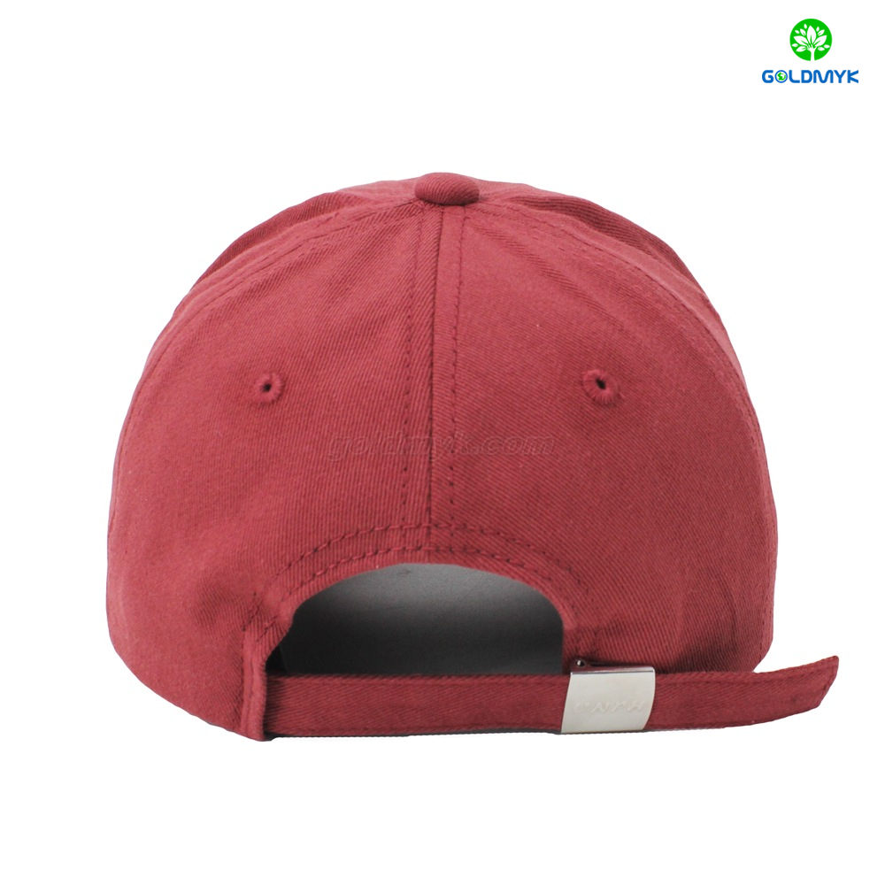 Custom RED Baseball Cap 100% Cotton Twill Fabric Baseball Hat with 3D Embroidery Logo Can Embroidery Of Women And Men