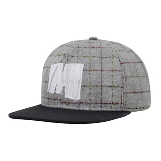New And Best Sale Wool Fabric Flat Bill Snapback Cap And Hat with Custom Embroidery Logo