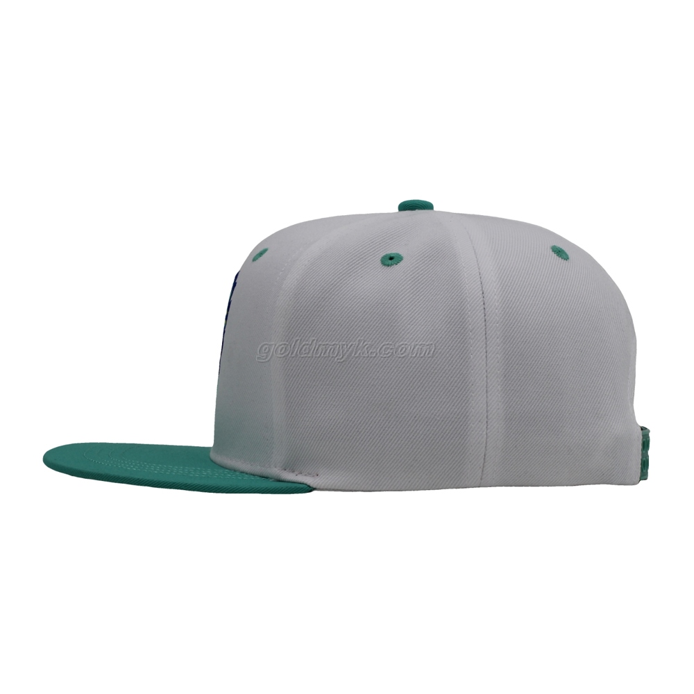 Custom 100% Cotton Fabric Custom Flat Emboridery Snapback Cap Hat Can Custom Embroidery Of Women And Men