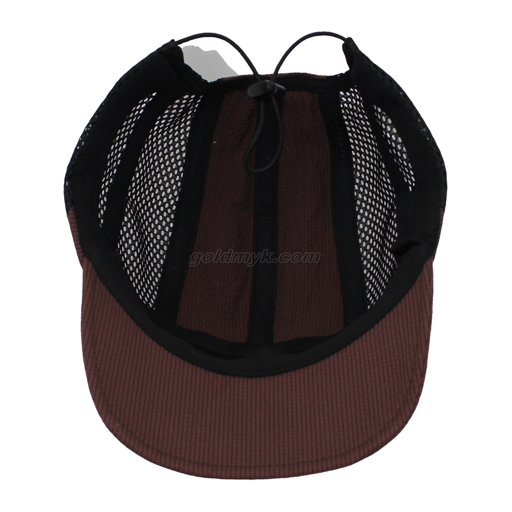 Best Sale Lower Weight 100% Polyester Five Panels Mesh And Custom Baseball Cap And Hat 