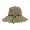 Woven Straw Hat With Bow Tie One Size Fit All Custom Logn