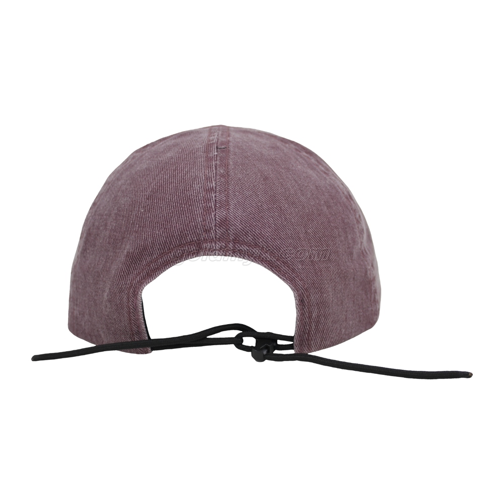 Custom Purple 100% Washed Cotton Twill Fabric Corduroy Baseball Cap Hat Can Custom Embroidery Of Women And Men