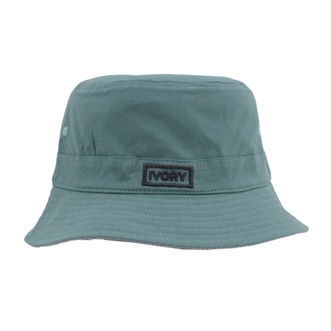 High Quality 100% Cotton Reversible Bucket Hat with Custom Embroidery