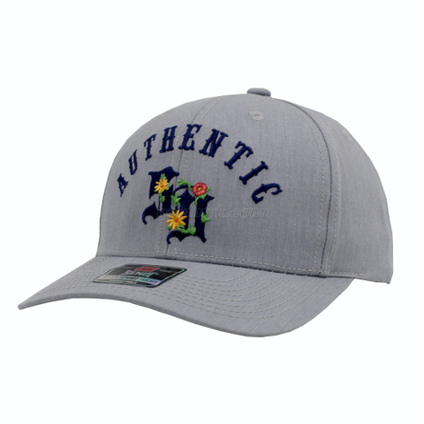 100% Cotton Twill Heather Grey Color Structured 6 Panels Baseball Cap And Hat with Custom Embroidery Logo