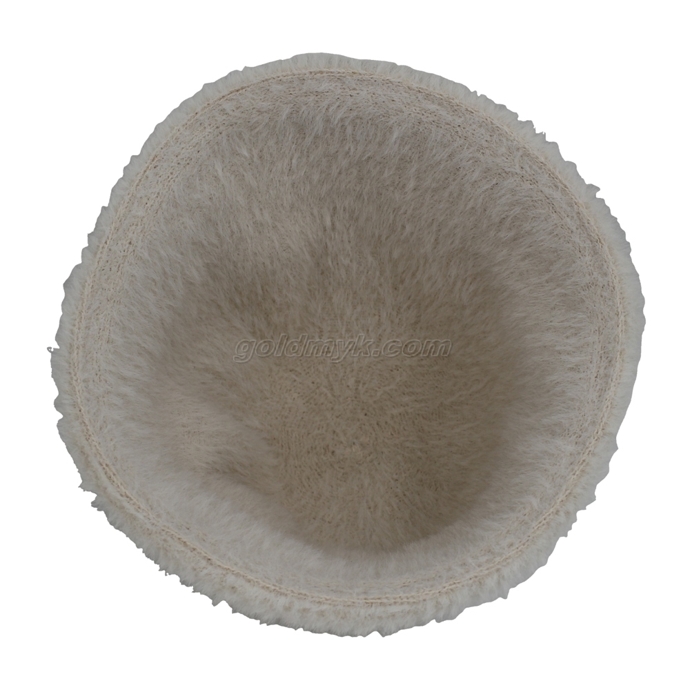 White Color Fashion Wool Fabric Women Winter Hat for Warm