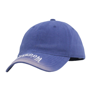Vintage Stylish Flat Embroidery Washed Baseball Cap Dad Hat 6-panel Sports Caps For Man And Woven Can Custom Logo