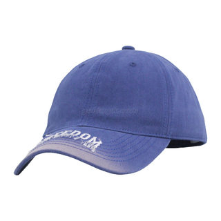 Vintage Stylish Flat Embroidery Washed Baseball Cap Dad Hat 6-panel Sports Caps For Man And Woven Can Custom Logo