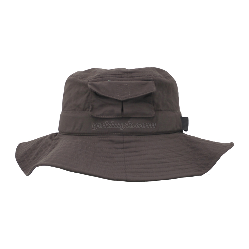 100% Polyester Fabric Bucket Cap Women And Men