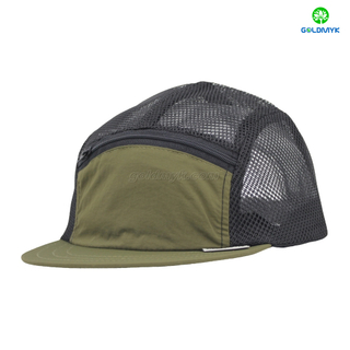 High Quality Custom 5-Panel Polyester Baseball Cap Embroidered Cotton Applique Patch Unisex for Men Women Direct China