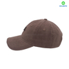 6 Panel Brown Custom 100% Cotton Twill Fabric Custom Logo Acid Washing Baseball Cap Hat Can Custom Embroidery of Women And Men