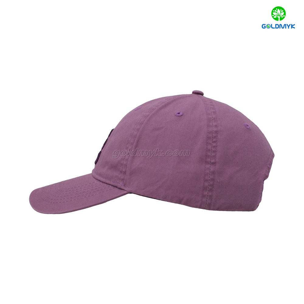 Custom Logo 100% Cotton Terry 6-Panel Pink Sporty Style Baseball Cap Hat Business Appropriate for Men And Women