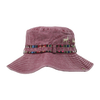 Hot Sale Pigment Washed Cotton Bucket Hat with Custom Decoration