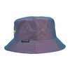 100% Polyester Fabric Bucket Cap Hand Washed Women And Men Acid Washed , Patch Embroidery, 6 Panel Cap