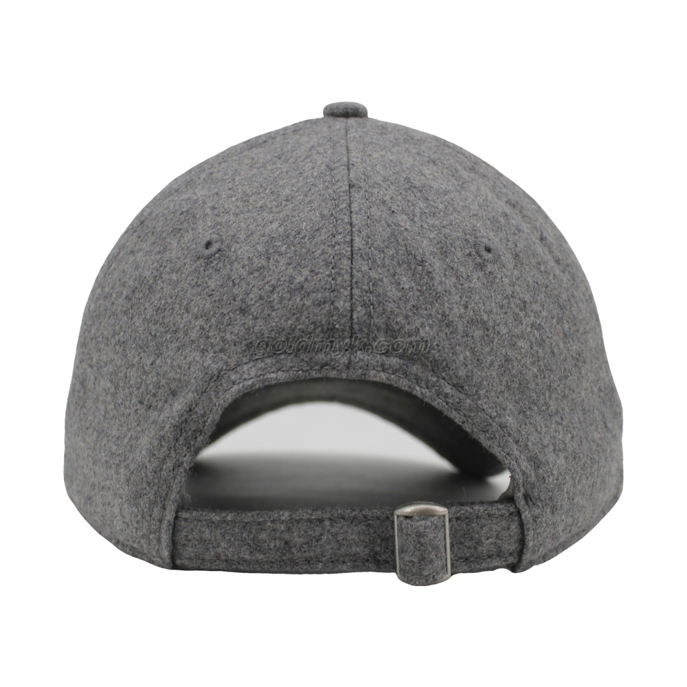 100% Cotton Baseball Cap Rope of Women And Men Custom Embroidery Silk Printed 6 Panel Cap Metal Buckle Closure