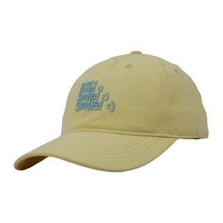 Custom 3D Silicone Print Soft Cotton Twill Fabric Unstructured Sports Cap And Hat