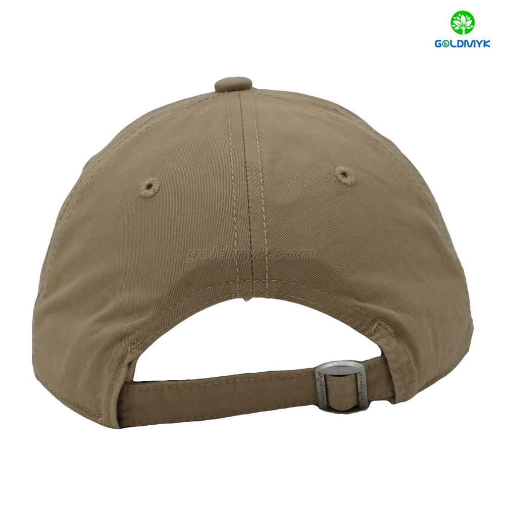 100% Cotton Flat Embroidery Checked Pattern Street Style Custom Fabric Cap Curved Brim 6-Panel Baseball Cap