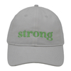100% Cotton Baseball Cap Rope of Women And Men Custom Embroidery Silk Printed 6 Panel Cap Metal Buckle Closure