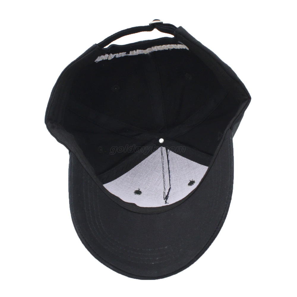 China Factory Good Quality Promotional Custom Black 100% Cotton Twill Fabric Embroidery Baseball Cap Hat for Women And Men